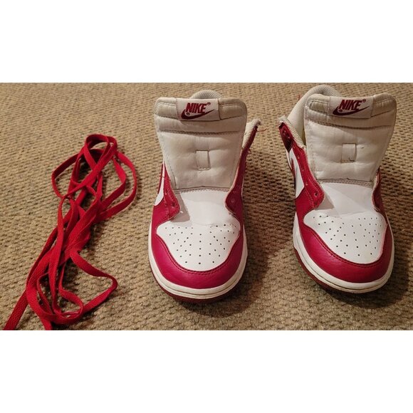 Nike Dunk Low Next Nature White Gym Red Women's - DN1431-101 Size 6 - Picture 9 of 14